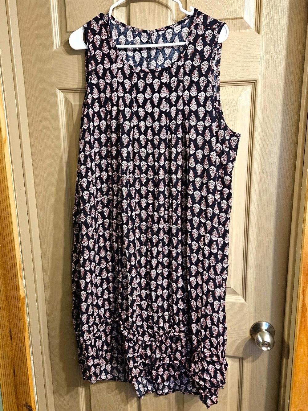 Sleeveless Floral Print Dress - Casual Summer Style